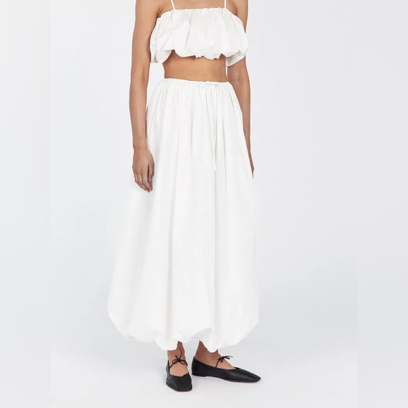 DISSH White Balloon-Hem Skirt Monty - Picture 5 of 6